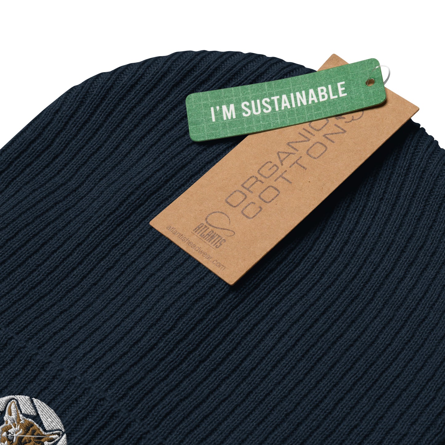 fStop Logo Organic ribbed beanie