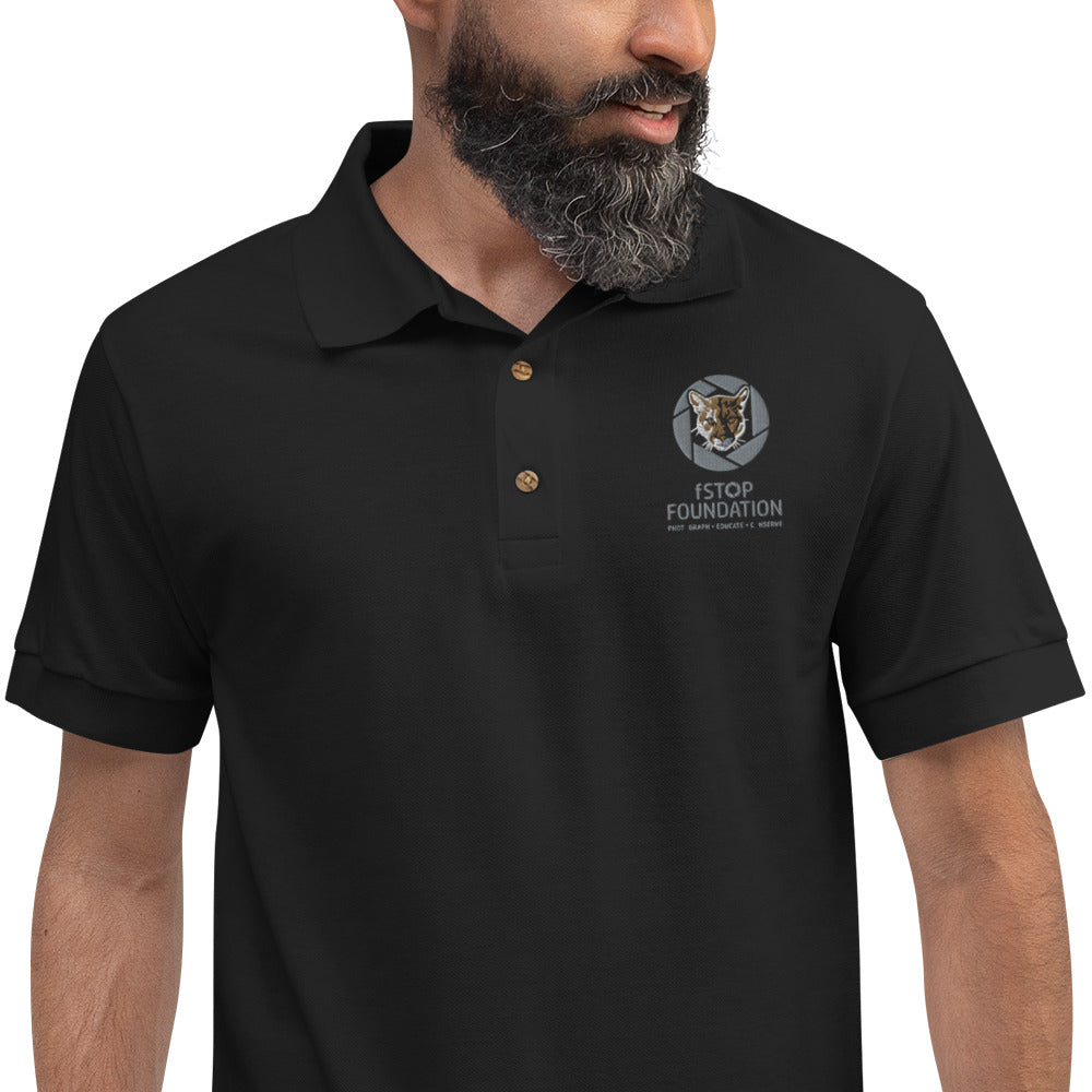 Embroidered Polo Shirt with fStop Logo