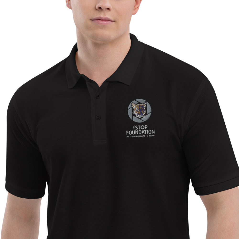fStop Men's Premium Polo with Logo