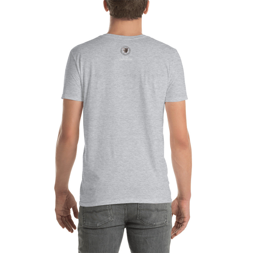 "PHOTOGRAPH, EDUCATE, CONSERVE" Bear Short-Sleeve Unisex T-Shirt