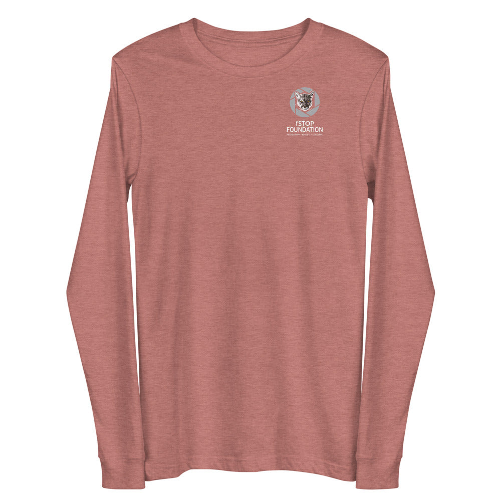 Unisex Long Sleeve Tee with fStop Logo.