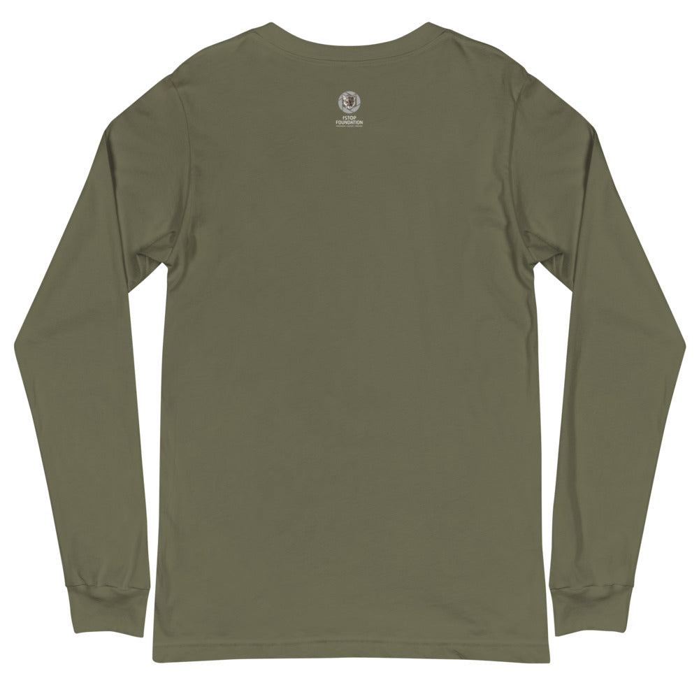 "WILD AND FREE" Bear - Unisex Long Sleeve Tee