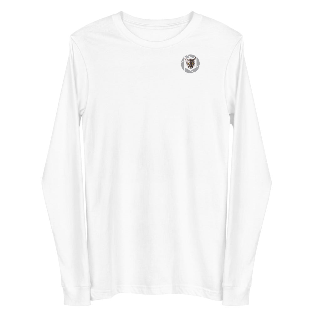Unisex Long Sleeve Tee with fStop Logo.