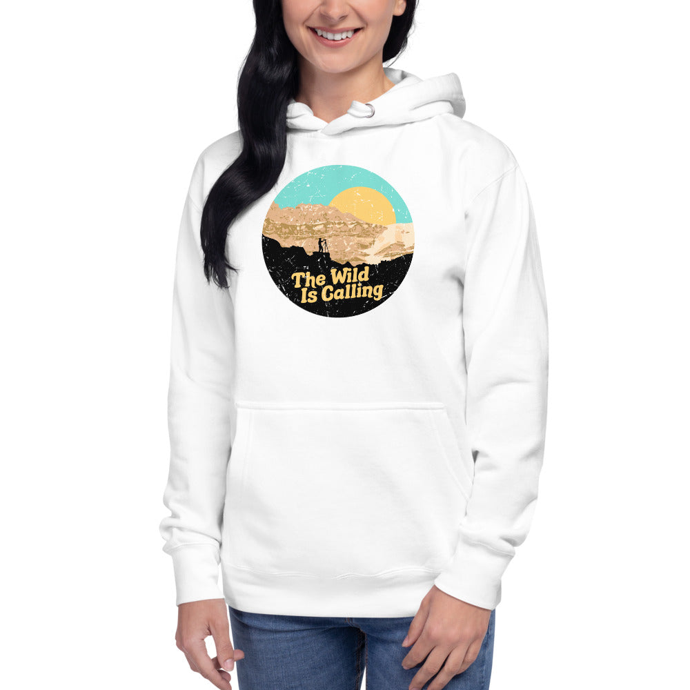 "THE WILD IS CALLING" Photographer Unisex Hoodie