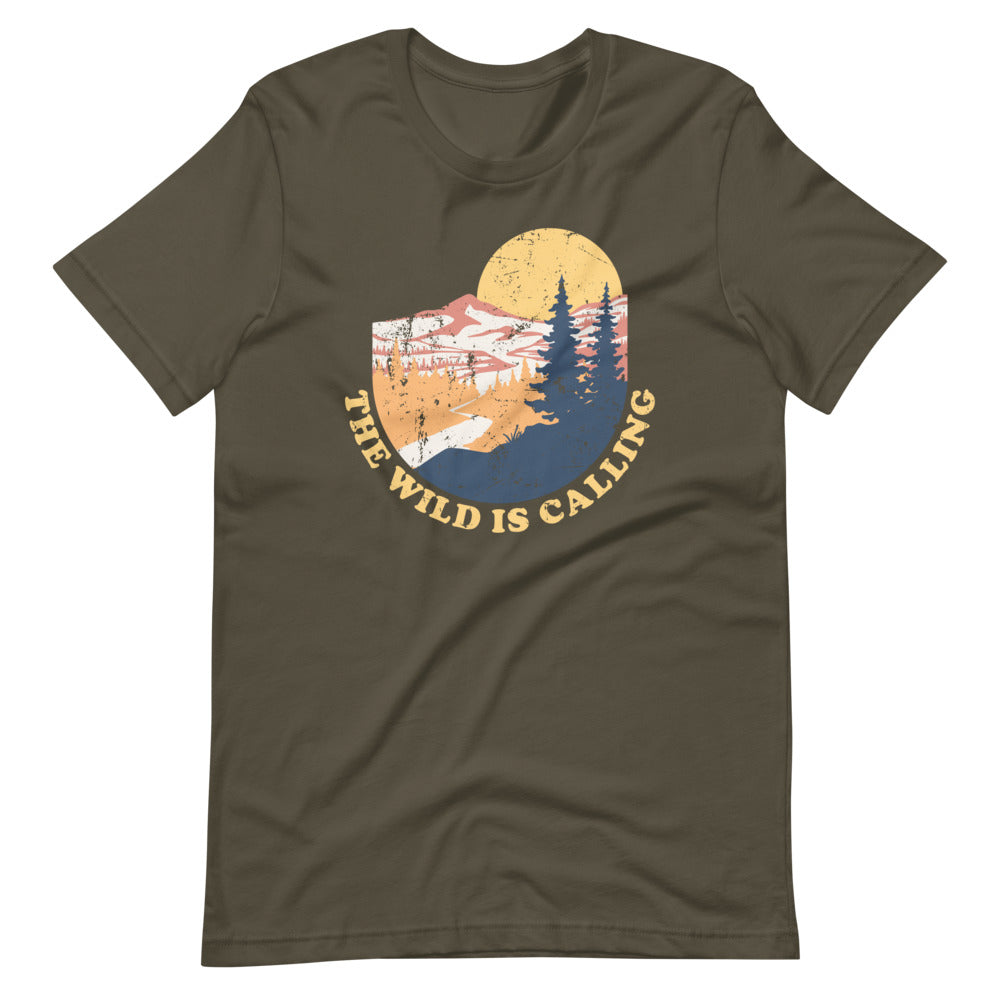 "THE WILD IS CALLING" Short-Sleeve Unisex T-Shirt