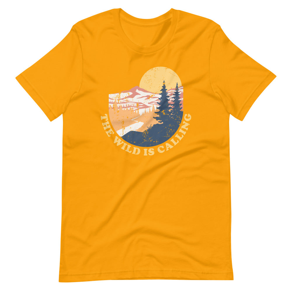 "THE WILD IS CALLING" Short-Sleeve Unisex T-Shirt