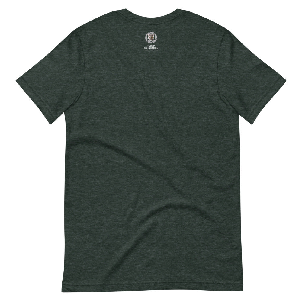 "THE WILDERNESS NEEDS YOUR FULL ATTENTION" Short-Sleeve Unisex T-Shirt