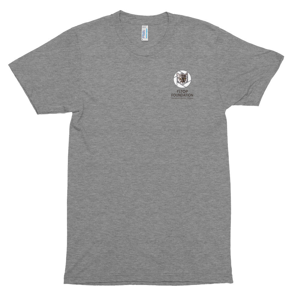 Unisex Tri-Blend Track Shirt with fStop Logo.