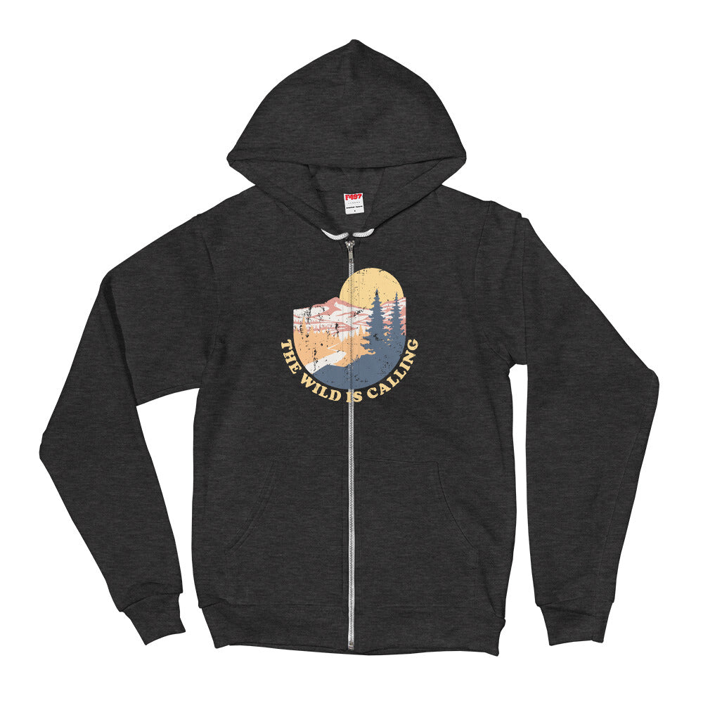 "THE WILD IS CALLING" - River Design Hoodie sweater