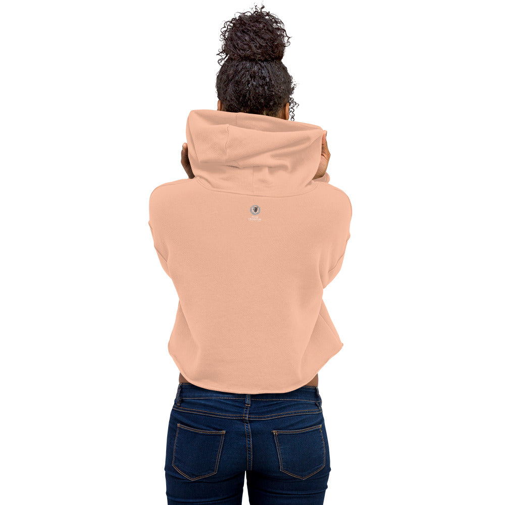 "WILD AND FREE" Crop Hoodie