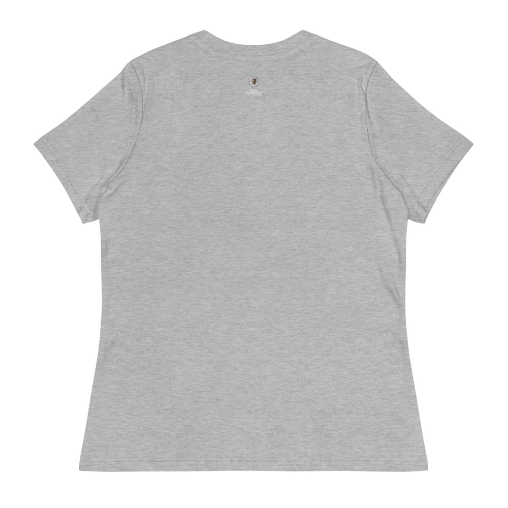 "WILD AND FREE" Bear Women's Relaxed T-Shirt