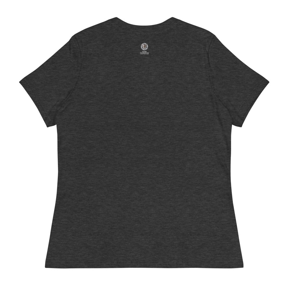 "WILD AND FREE" Bear Women's Relaxed T-Shirt