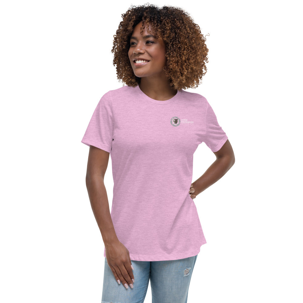 Women's Relaxed T-Shirt with fStop Logo.