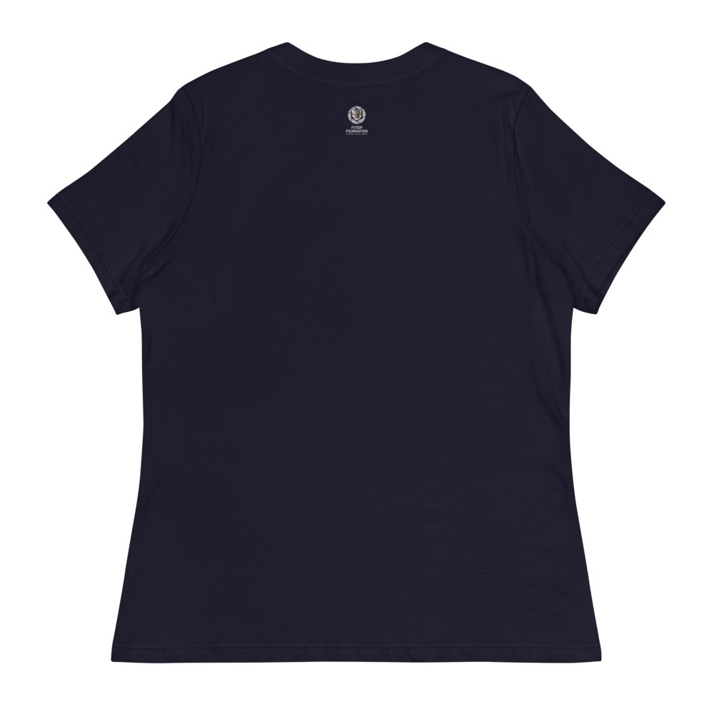 "WILD AND FREE" Bear Women's Relaxed T-Shirt