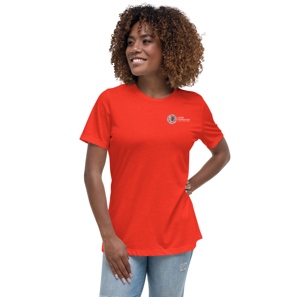 Women's Relaxed T-Shirt with fStop Logo.
