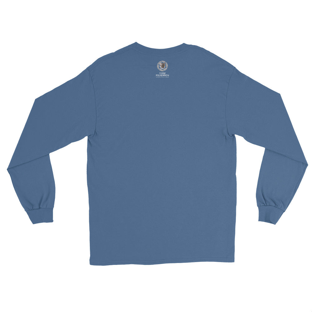 "THE WILD IS CALLING" River - Men’s Long Sleeve Shirt