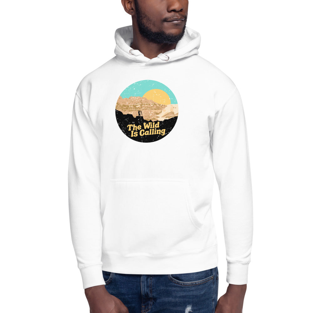 "THE WILD IS CALLING" Photographer Unisex Hoodie