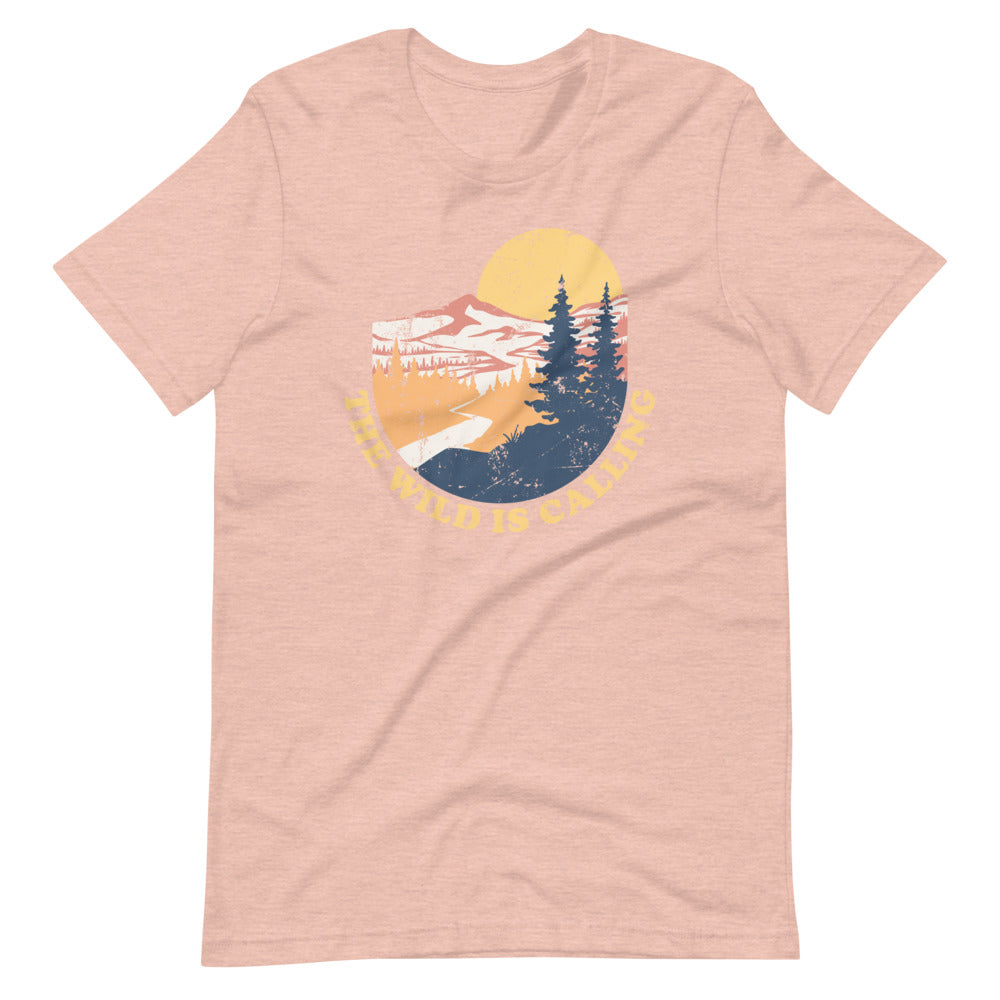 "THE WILD IS CALLING" Short-Sleeve Unisex T-Shirt