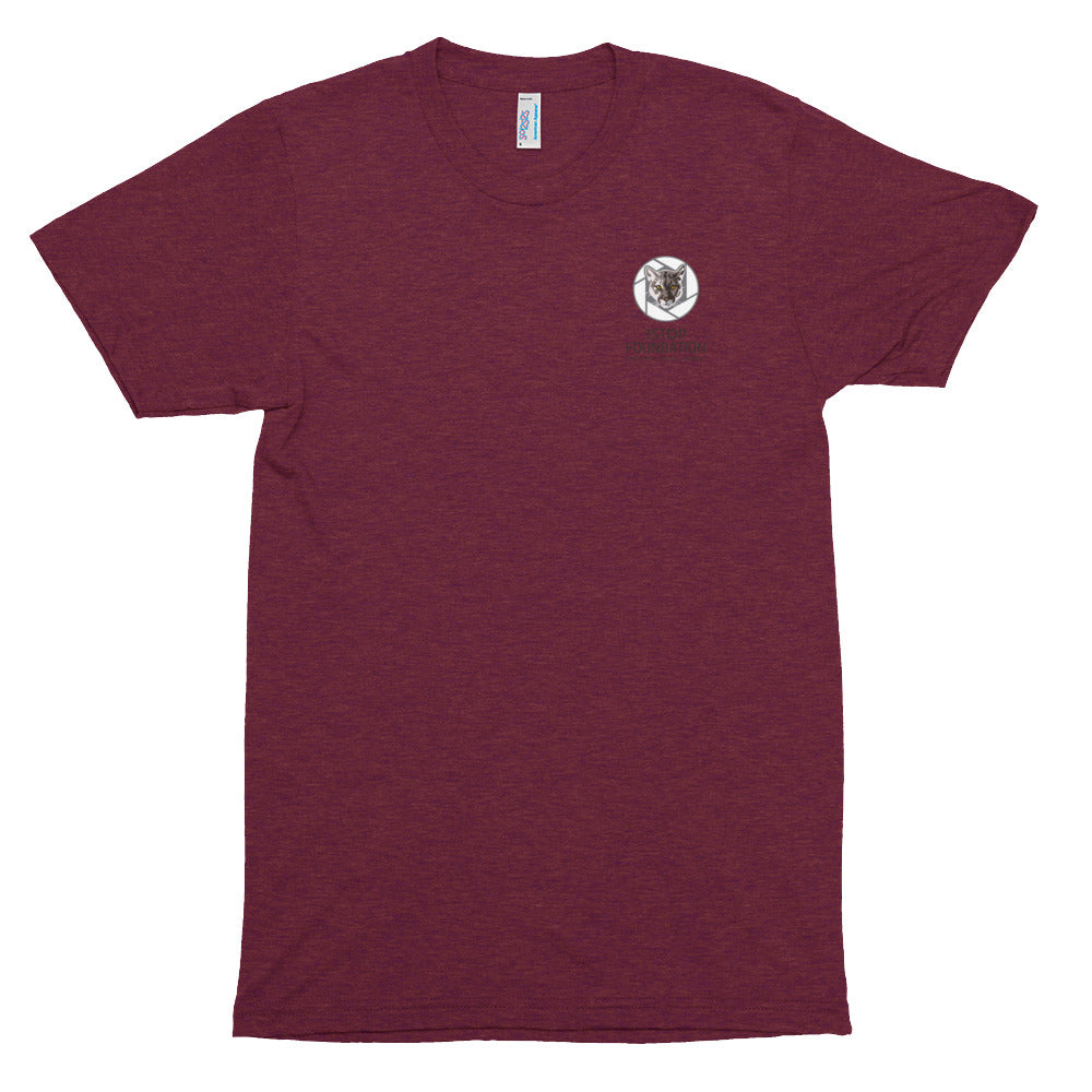 Unisex Tri-Blend Track Shirt with fStop Logo.