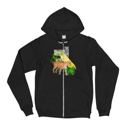 "THE WILDERNESS NEEDS YOUR FULL ATTENTION" Hoodie sweater